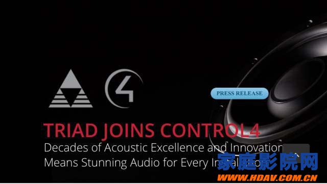 Control 4以960万美元收购Triad Speakers，Sound United宣布收购(图1)