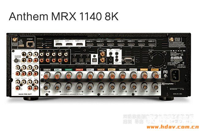 圣歌功放MRX 1140 8K最新旗舰合并机(图3)