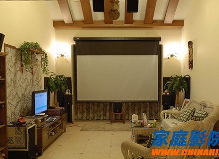 客厅家庭影院投影机安装方案