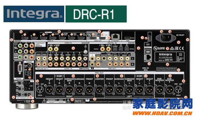 Integra英桥 DRC-R1 功放11.2声道前级功放(图2)
