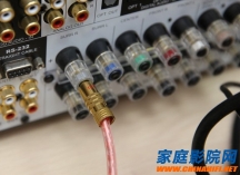 1招解决功放放在电视柜背后的接线问题