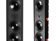 有箱体的入墙式音箱，林道夫Lyngdorf D-500嵌入式音箱