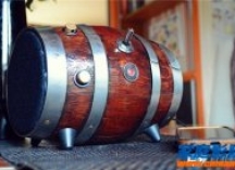 啤酒桶音响？烧友旧物DIY超文艺有源音箱