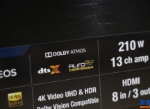 天龙DENON AVC-X8500H 13声道全景声旗舰家庭影院功放评测