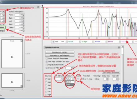 Room EQ Wizard测量软件调试家庭影院教程之如何寻找最佳炮位
